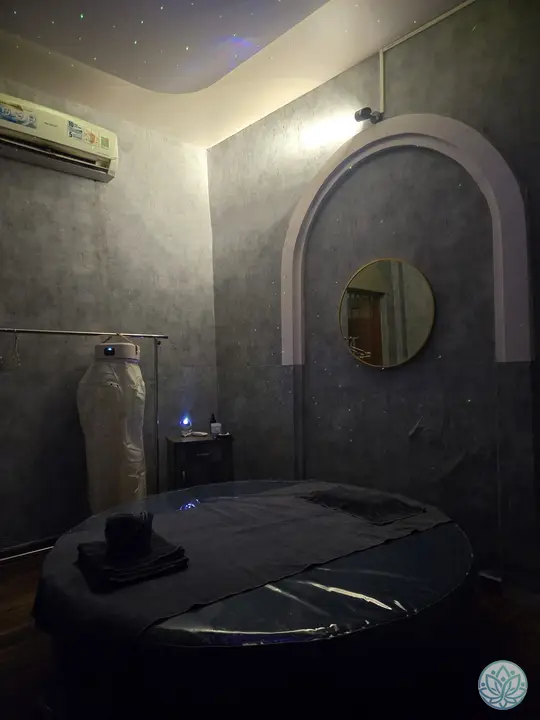 마사지 베드와 편의 시설